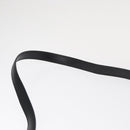 CELINE Circle Shoulder Bag Leather Black Gold Auth 161116-8
