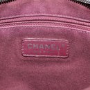 CHANEL Matelasse Tote Bag PVC Canvas Black CC Auth 161119-18