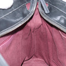 CHANEL Matelasse Tote Bag PVC Canvas Black CC Auth 161119-19