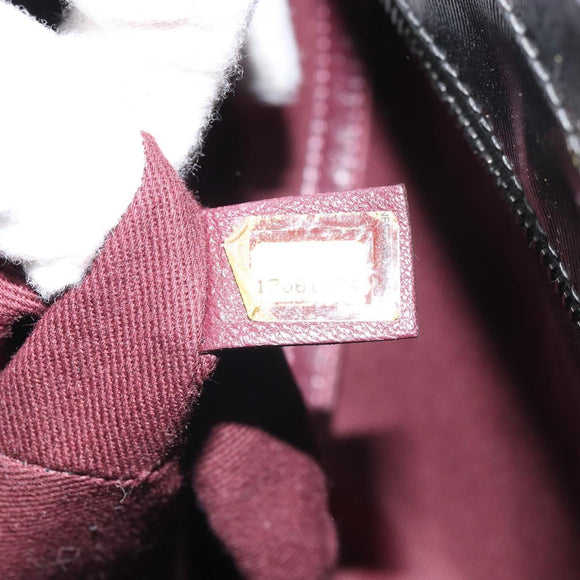 CHANEL Matelasse Tote Bag PVC Canvas Black CC Auth 161119