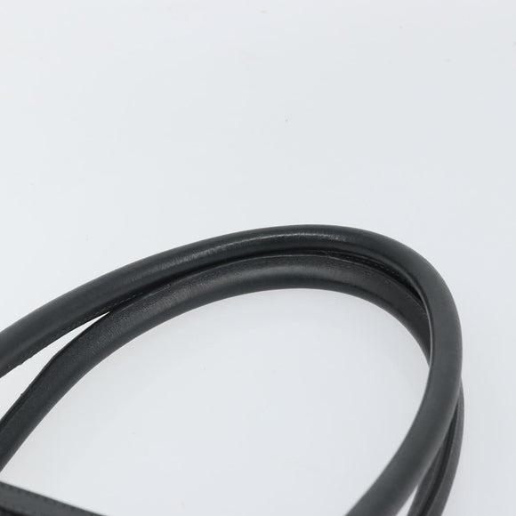 CHANEL Matelasse Tote Bag PVC Canvas Black CC Auth 161119