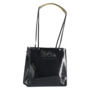 Salvatore Ferragamo Tote Bag Enamel Black Auth 161124-1