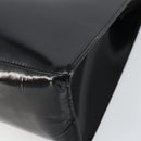 Salvatore Ferragamo Tote Bag Enamel Black Auth 161124-9