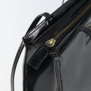 Salvatore Ferragamo Tote Bag Enamel Black Auth 161124-10
