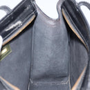 Salvatore Ferragamo Tote Bag Enamel Black Auth 161124-18