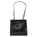 Salvatore Ferragamo Tote Bag Enamel Black Auth 161124-13