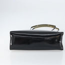 Salvatore Ferragamo Tote Bag Enamel Black Auth 161124-5
