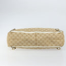 GUCCI GG Canvas Tote Bag Beige Gold 141472 Auth 161125-5