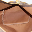 LOUIS VUITTON Monogram Keepall 55 Boston Bag M41424 LV Auth 161131-20