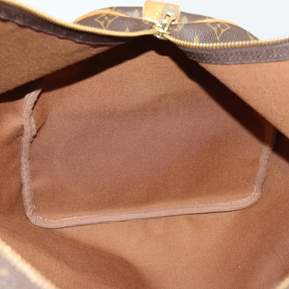 LOUIS VUITTON Monogram Keepall 55 Boston Bag M41424 LV Auth 161131