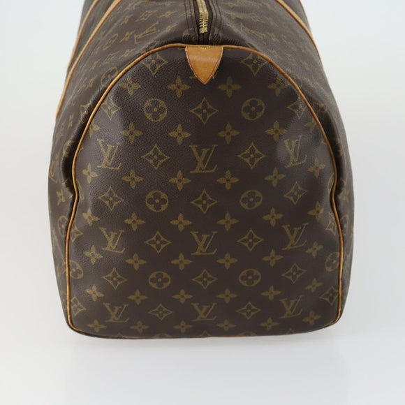 LOUIS VUITTON Monogram Keepall 55 Boston Bag M41424 LV Auth 161131