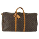 LOUIS VUITTON Monogram Keepall Bandouliere 60 Boston Bag M41412 LV Auth 161133-13