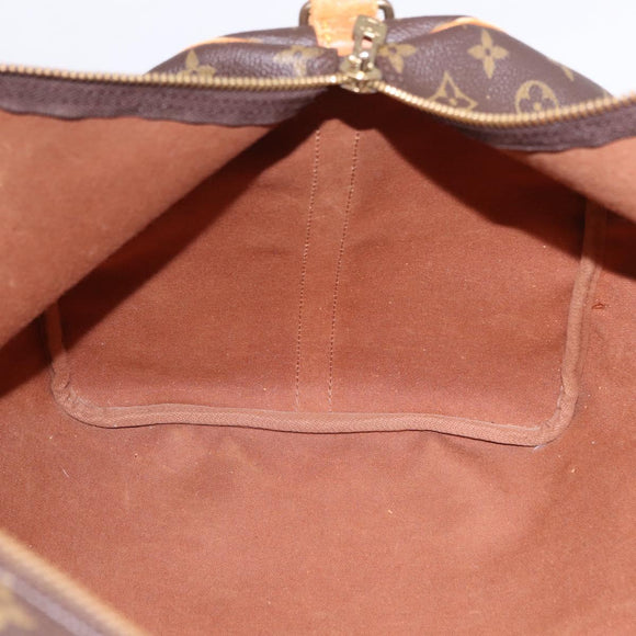 LOUIS VUITTON Monogram Keepall Bandouliere 60 Boston Bag M41412 LV Auth 161133