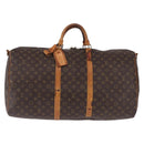 LOUIS VUITTON Monogram Keepall Bandouliere 60 Boston Bag M41412 LV Auth 161133-13