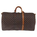 LOUIS VUITTON Monogram Keepall Bandouliere 60 Boston Bag M41412 LV Auth 161133-2