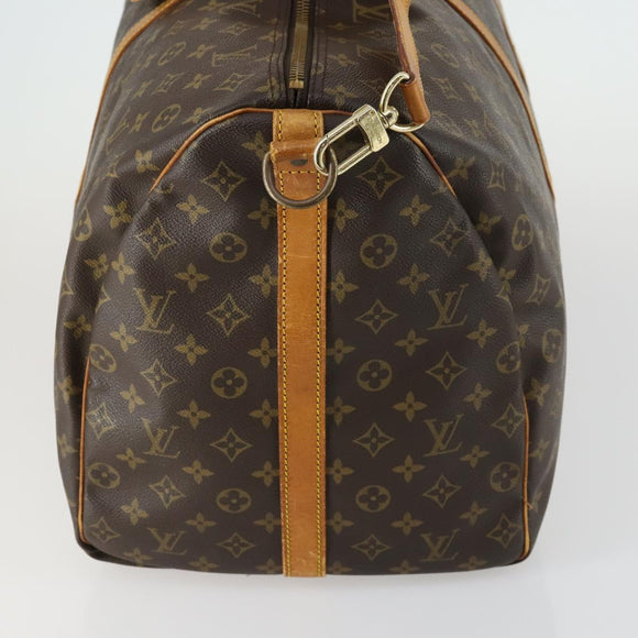 LOUIS VUITTON Monogram Keepall Bandouliere 60 Boston Bag M41412 LV Auth 161133