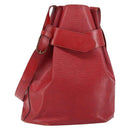 LOUIS VUITTON Epi Sac Depaule GM Shoulder Bag Red M80197 LV Auth 161138-1