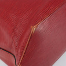 LOUIS VUITTON Epi Sac Depaule GM Shoulder Bag Red M80197 LV Auth 161138-14