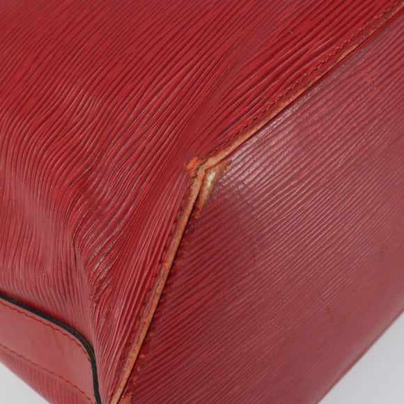 LOUIS VUITTON Epi Sac Depaule GM Shoulder Bag Red M80197 LV Auth 161138