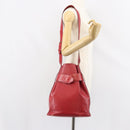 LOUIS VUITTON Epi Sac Depaule GM Shoulder Bag Red M80197 LV Auth 161138-20