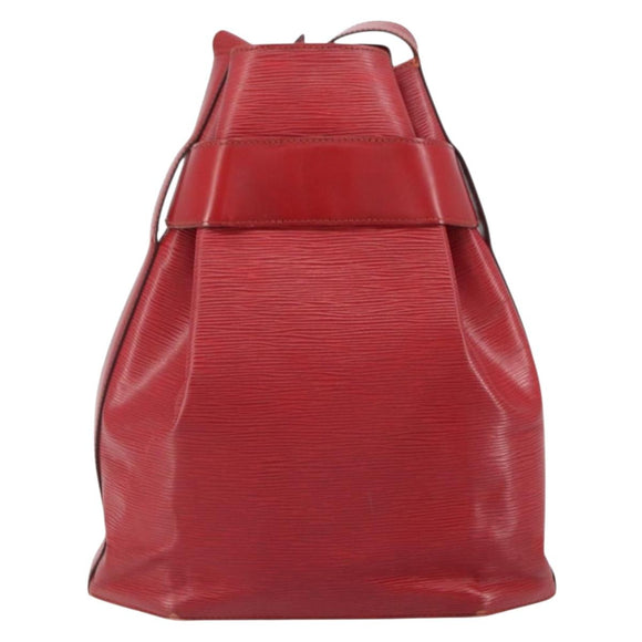 LOUIS VUITTON Epi Sac Depaule GM Shoulder Bag Red M80197 LV Auth 161138