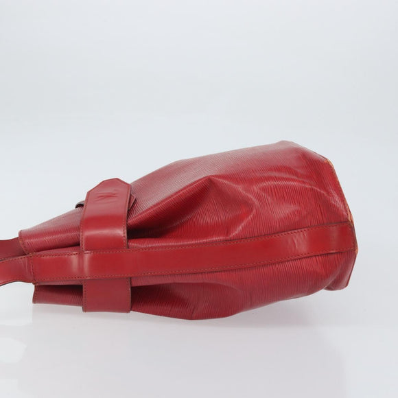 LOUIS VUITTON Epi Sac Depaule GM Shoulder Bag Red M80197 LV Auth 161138