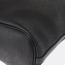 Christian Dior Honeycomb Canvas Shoulder Bag PVC Black Gold Auth 161139-16