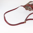 GUCCI Micro GG Supreme Doraemon Shoulder Bag PVC Beige Gold 647801 Auth 161141SM-7