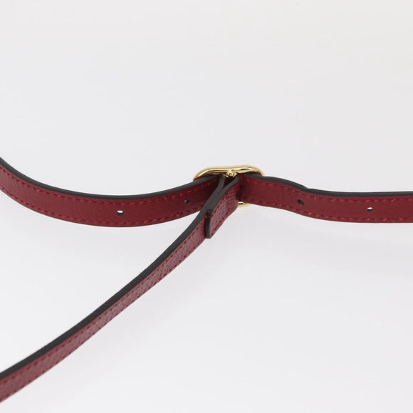 GUCCI Micro GG Supreme Doraemon Shoulder Bag PVC Beige Gold 647801 Auth 161141SM