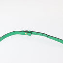 GUCCI Silvi Sherry Line Hand Bag Leather 2way Green Gold 470270 Auth 161142M-9