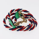 GUCCI Silvi Sherry Line Hand Bag Leather 2way Green Gold 470270 Auth 161142M-25