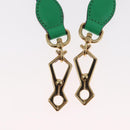 GUCCI Silvi Sherry Line Hand Bag Leather 2way Green Gold 470270 Auth 161142M-27