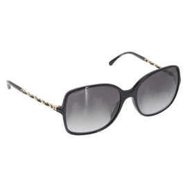CHANEL Sunglasses plastic Black 5210 CC Auth 161153V