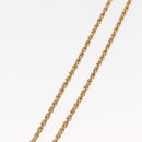 Christian Dior Pearl Emblem Necklace metal Gold Tone Auth 161155V-16