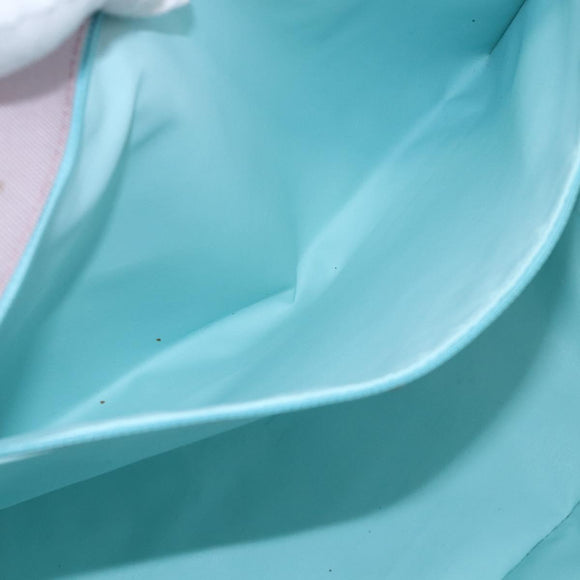 CHANEL Choco Bar Tote Bag Canvas Pink Gold CC Auth 161158