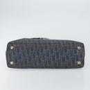 Christian Dior Trotter Canvas Flight line Hand Bag Gray Silver Auth 161160-5