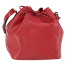 LOUIS VUITTON Epi Petit Noe Shoulder Bag Red M44107 LV Auth 161161-1