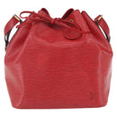 LOUIS VUITTON Epi Petit Noe Shoulder Bag Red M44107 LV Auth 161161-13