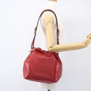 LOUIS VUITTON Epi Petit Noe Shoulder Bag Red M44107 LV Auth 161161-20