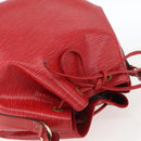 LOUIS VUITTON Epi Petit Noe Shoulder Bag Red M44107 LV Auth 161161-6