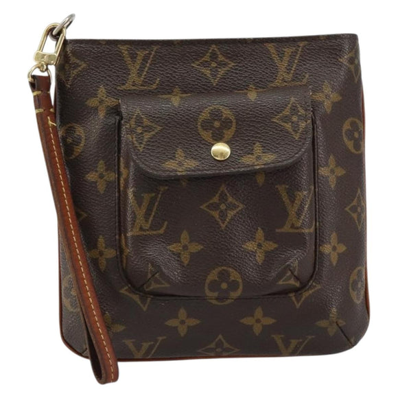 LOUIS VUITTON Monogram Partition Pouch M51901 LV Auth 161165