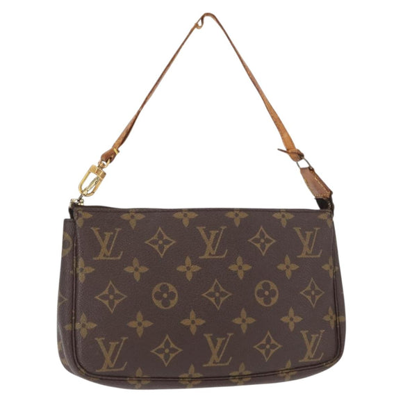 LOUIS VUITTON Monogram Pochette Accessoires Pouch M51980 LV Auth 161166