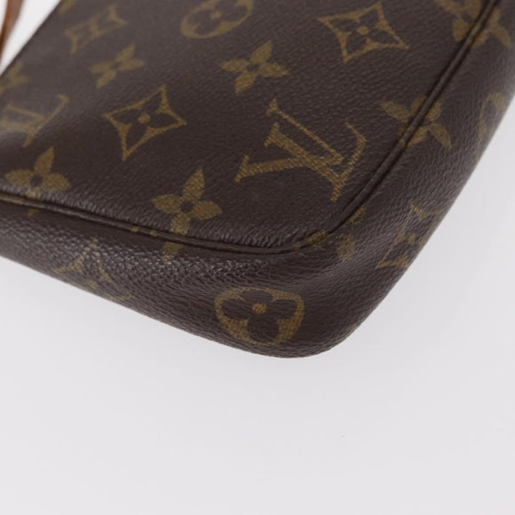 LOUIS VUITTON Monogram Pochette Accessoires Pouch M51980 LV Auth 161166