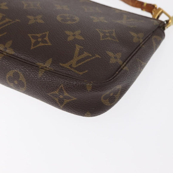 LOUIS VUITTON Monogram Pochette Accessoires Pouch M51980 LV Auth 161166