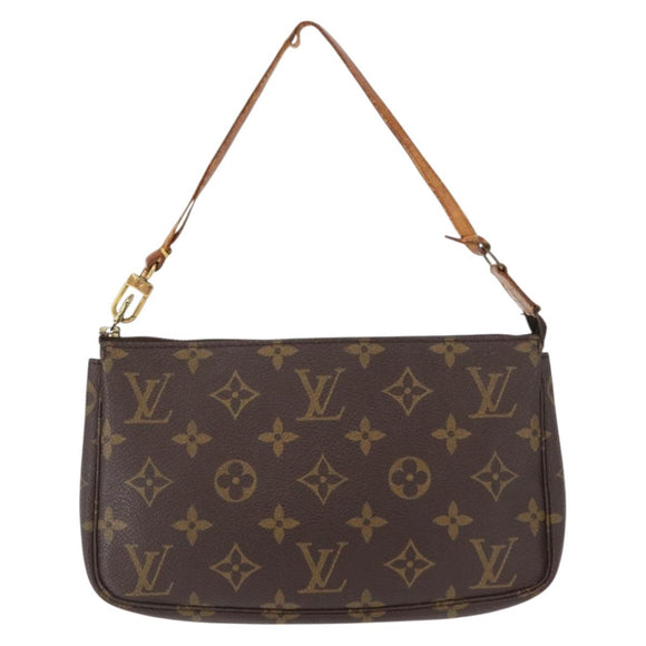 LOUIS VUITTON Monogram Pochette Accessoires Pouch M51980 LV Auth 161166