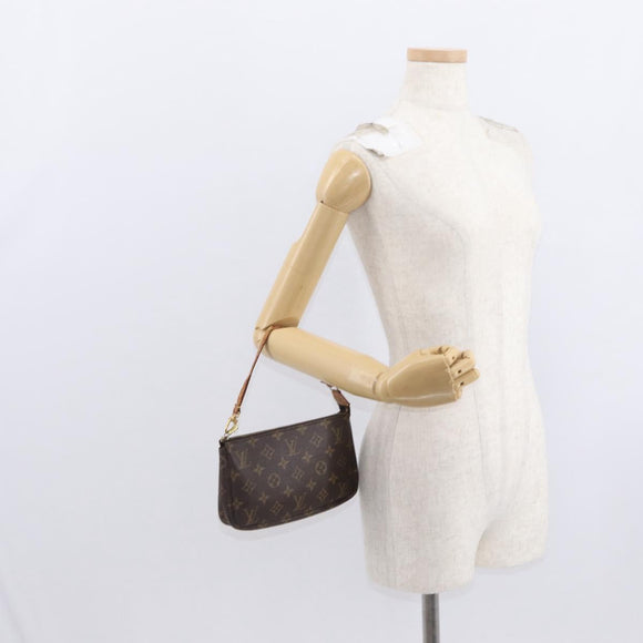 LOUIS VUITTON Monogram Pochette Accessoires Pouch M51980 LV Auth 161166