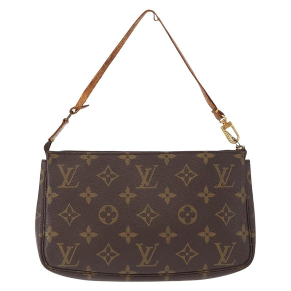 LOUIS VUITTON Monogram Pochette Accessoires Pouch M51980 LV Auth 161166