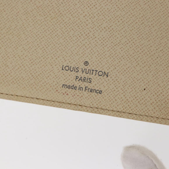 LOUIS VUITTON Damier Azur Agenda MM Day Planner Cover R20707 LV Auth 161167