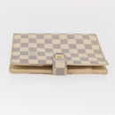 LOUIS VUITTON Damier Azur Agenda MM Day Planner Cover R20707 LV Auth 161167-3