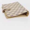 LOUIS VUITTON Damier Azur Agenda MM Day Planner Cover R20707 LV Auth 161167-5